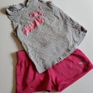 Puma shorts set